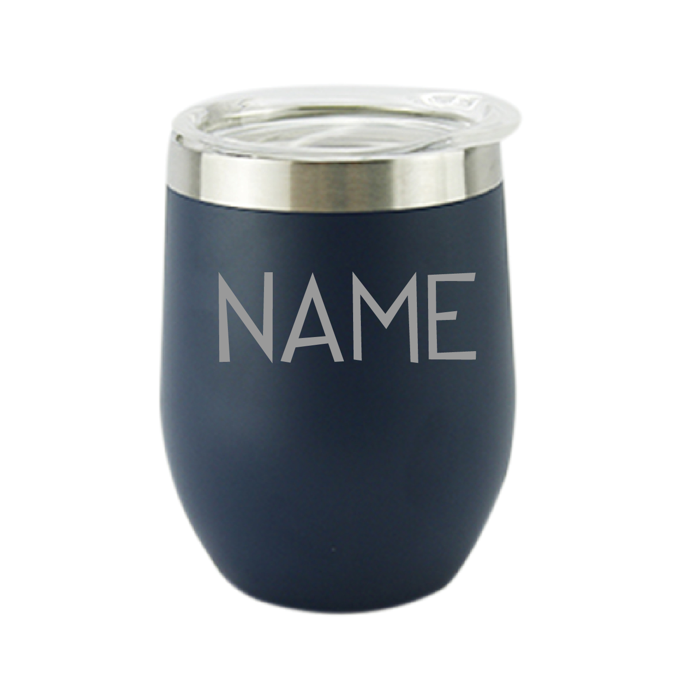 Blue Custom Name Personalised Vacuum Insulated Stainless Steel Tumbler 